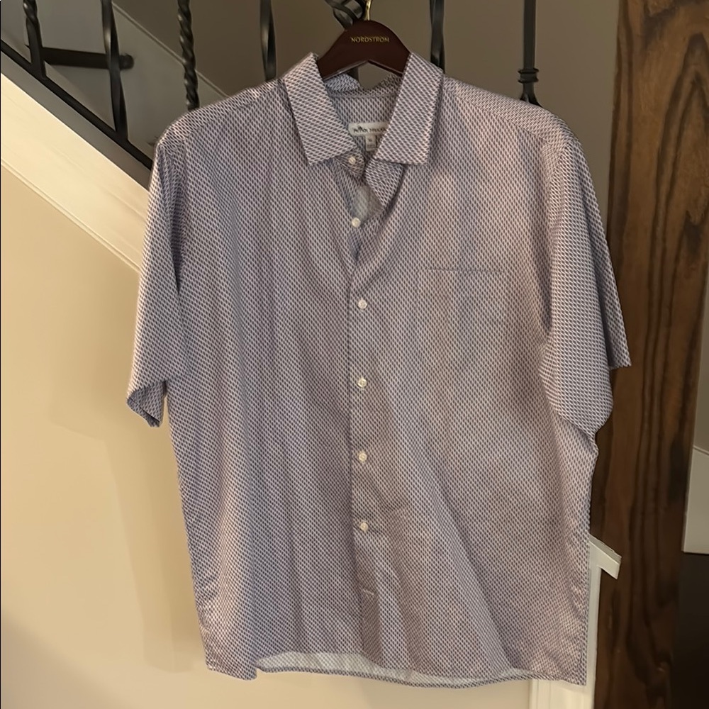 Peter Millar Blue Casual Button Down Shirt